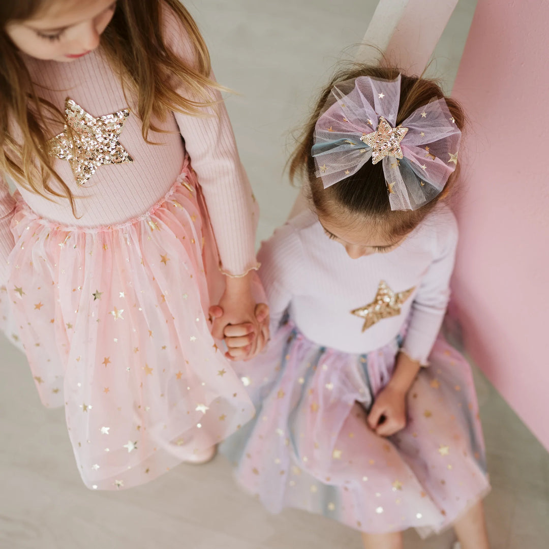 Petite Hailey Girl's MULTISTAR TUTU Dress - Pink