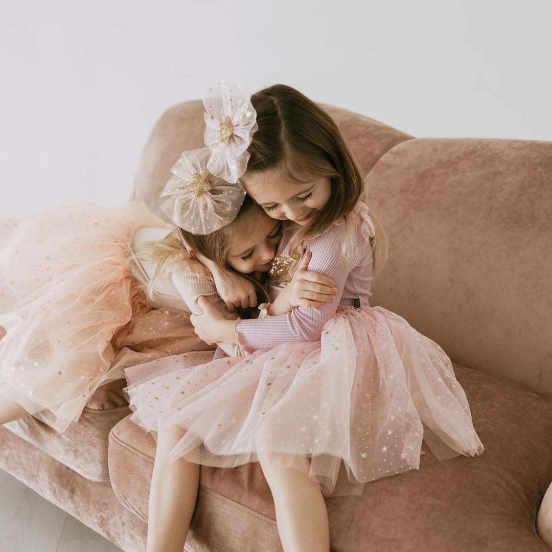 Petite Hailey Girl's FRILL LAYERED TUTU DRESS - PEACH – Mom Petite Hailey Girl's FRILL LAYERED TUTU DRESS - PEACH – Mom