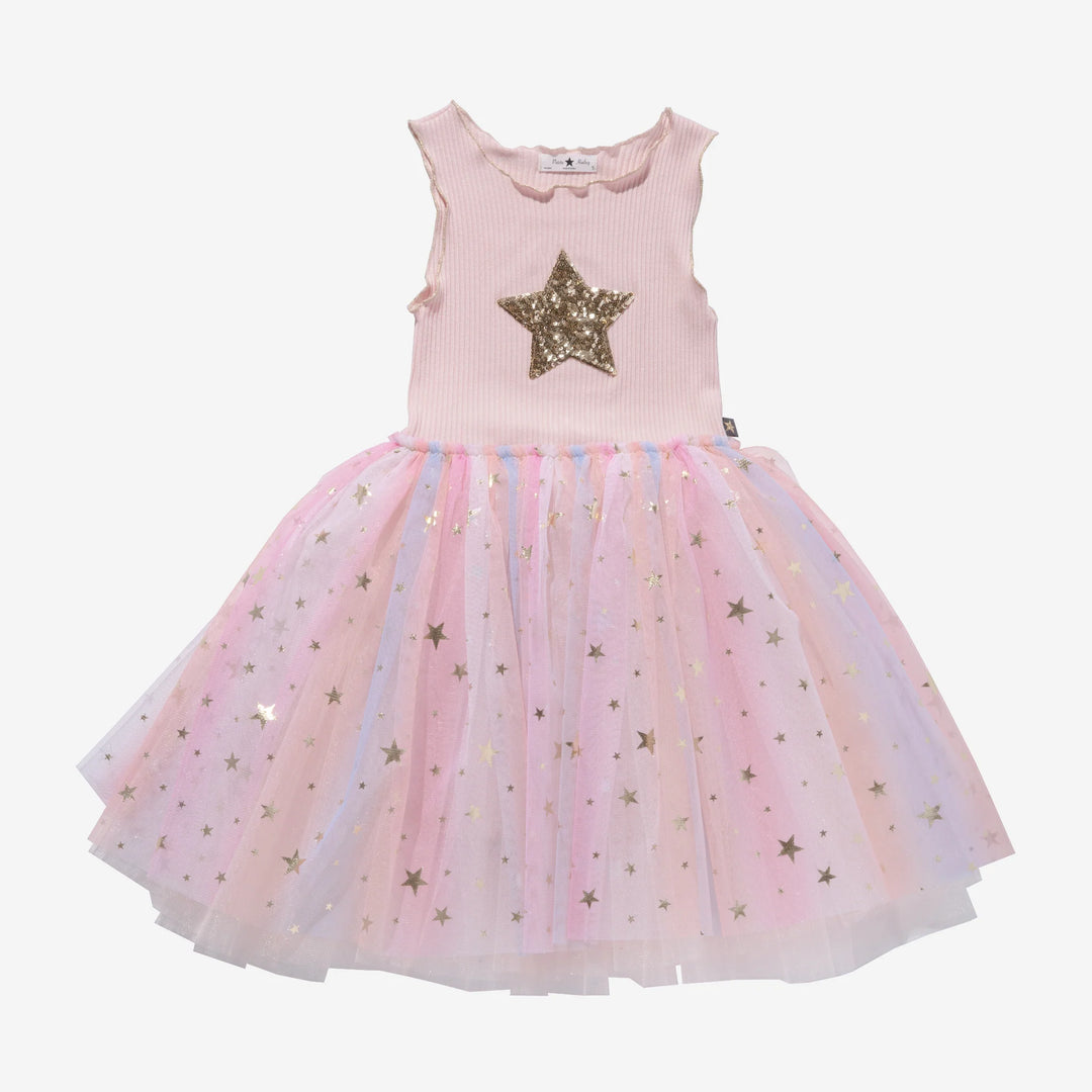 Petite Hailey Girl's Bailey Tutu Dress  - Pink