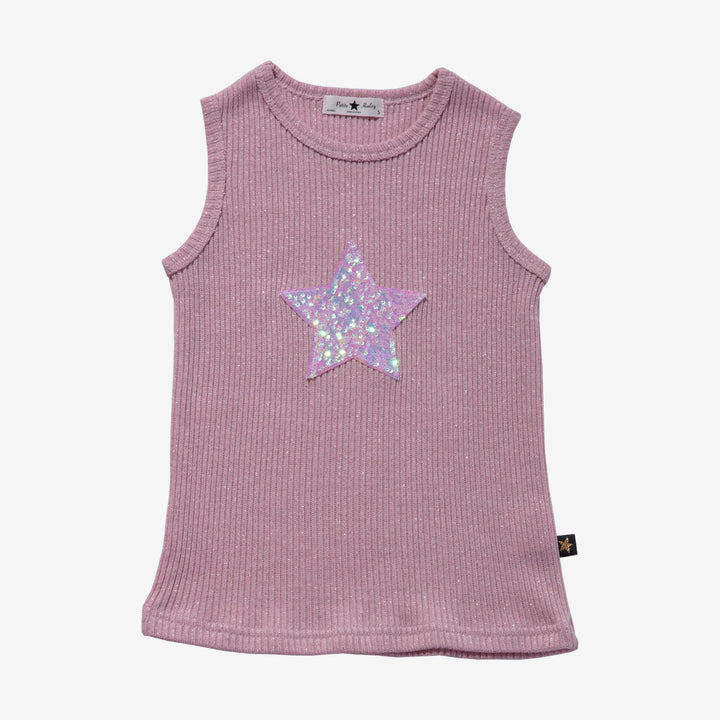 Petite Hailey Girl's Glitter Star Set  - PINK