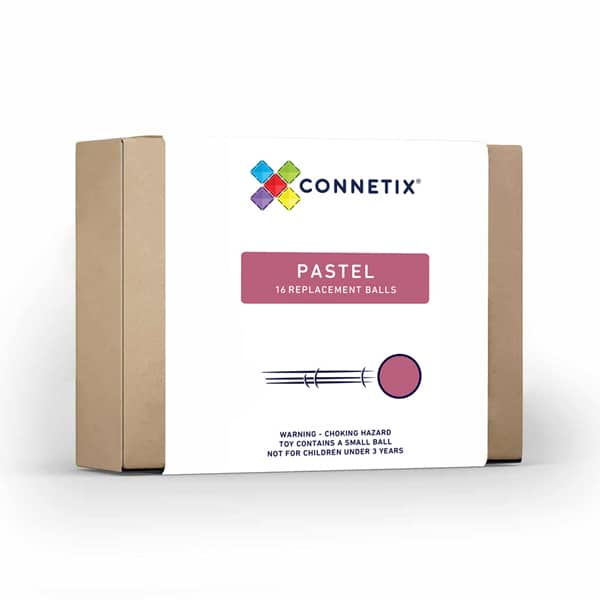 >CONNETIX Pastel Range - 16 Pieces Pastel Replacement Ball Pack