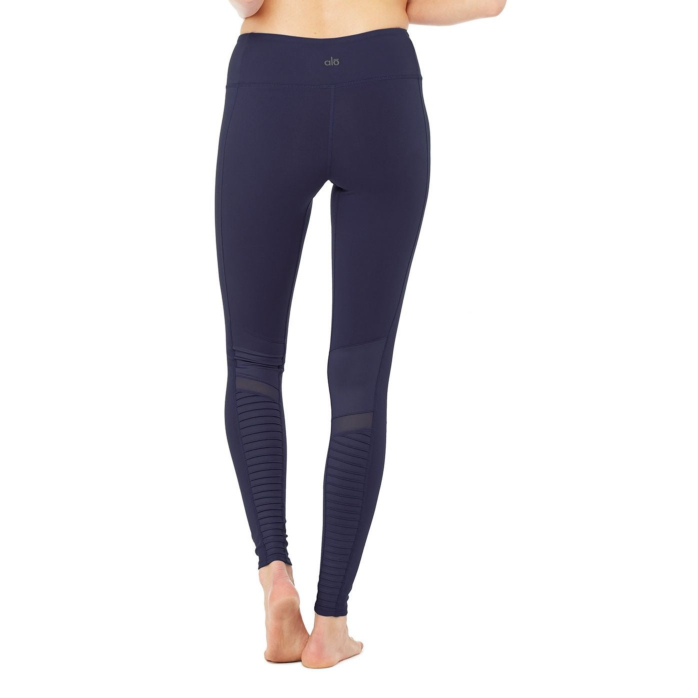 Alo Yoga W5434R Moto Legging Rich Navy Rich Navy Glossy Mom