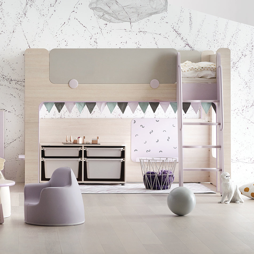 >iloom Cabin Bed with Ladder (Length: 2120mm) multi-color available [Pick-up ONLY]