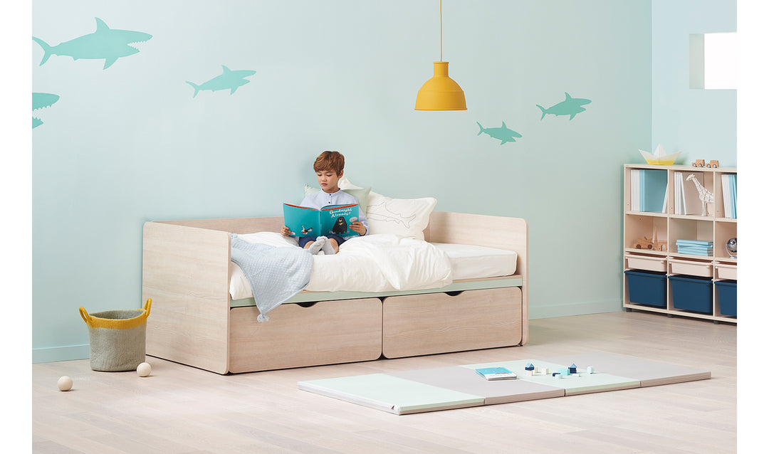 >iloom Cabin Bed with Extra Sliding Storage/Bed (Length: 2063mm) more colors available [Pick-up ONLY]