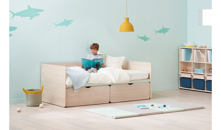 >iloom Cabin Bed with Extra Sliding Storage/Bed (Length: 2063mm) more colors available [Pick-up ONLY]