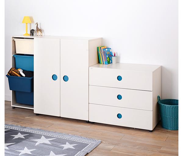 >iloom TINKLE-POP Kids 3-Story W800 Drawer [multi-color]