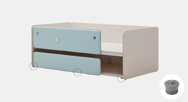 >iloom Cabin Bed with Extra Sliding Storage/Bed (Length: 2063mm) more colors available [Pick-up ONLY]