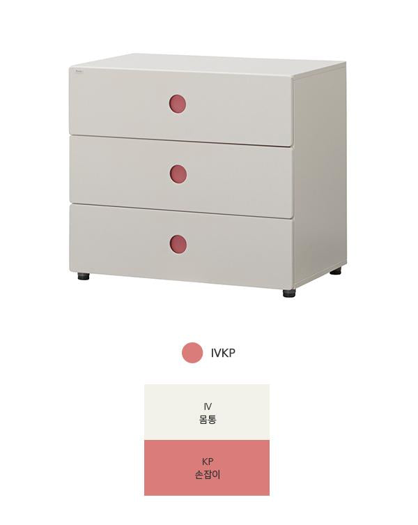 >iloom TINKLE-POP Kids 3-Story W800 Drawer [multi-color]