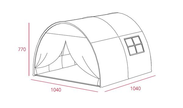 >2022NEW>iloom TIED Kids Cabin Bed Tent [multi-color available]