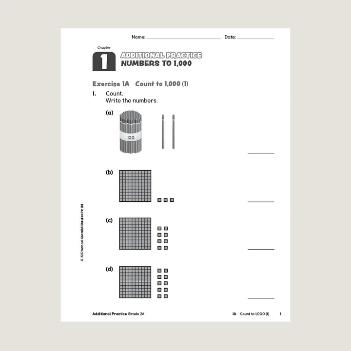 >Singapore Math Primary Mathematics Additional Practice 2A