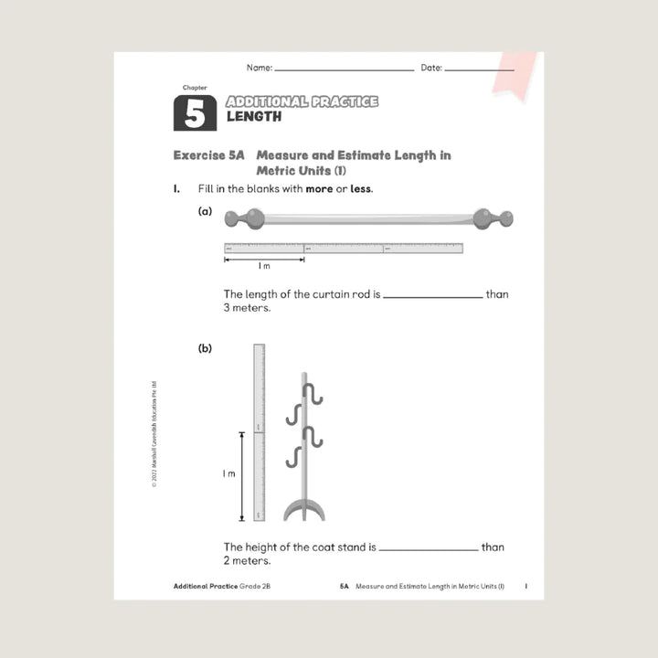 >Singapore Math Primary Mathematics Additional Practice 2B