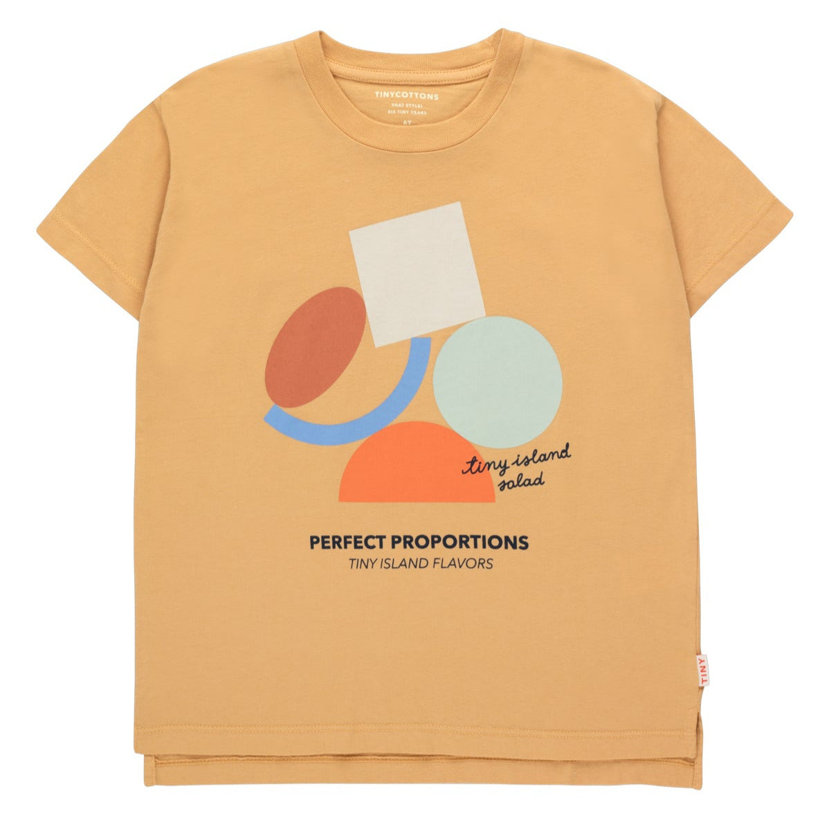 TINYCOTTONS Kids PERFECT PROPORTIONS TEE in Almond