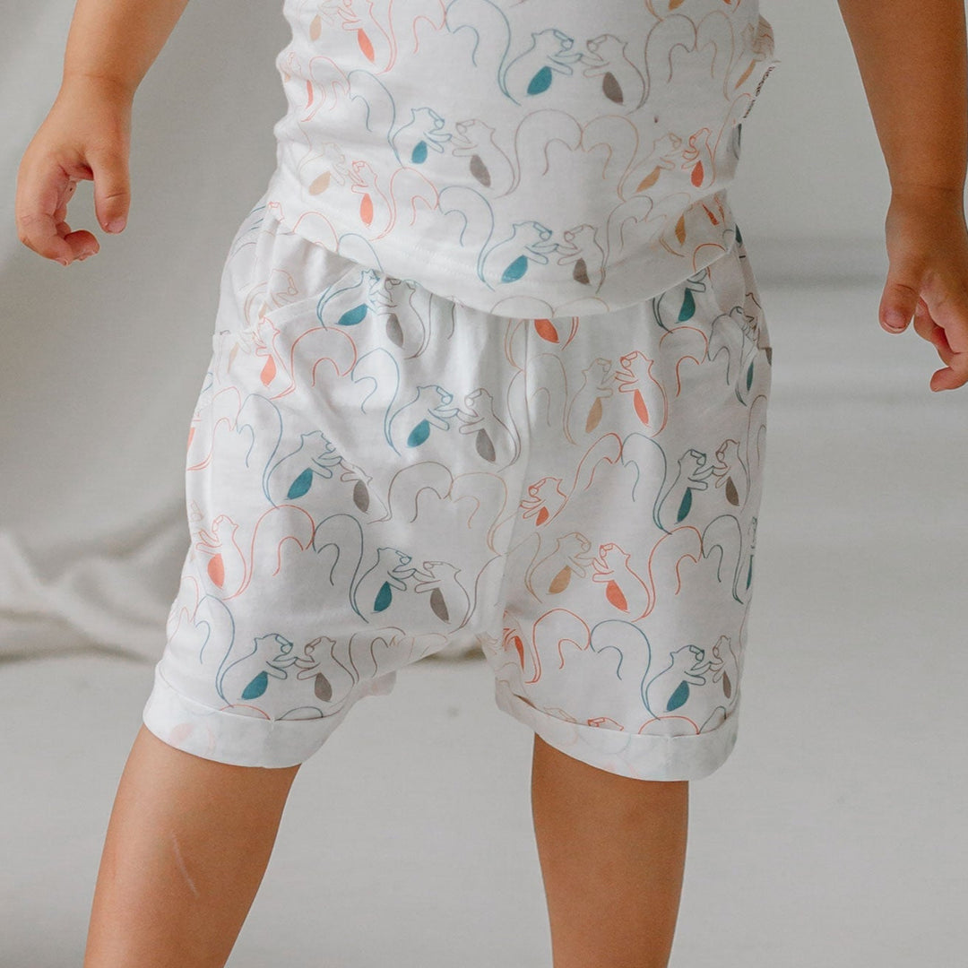 Nest Designs Kids Organic Cotton Jersey Shorts - Spring Fling