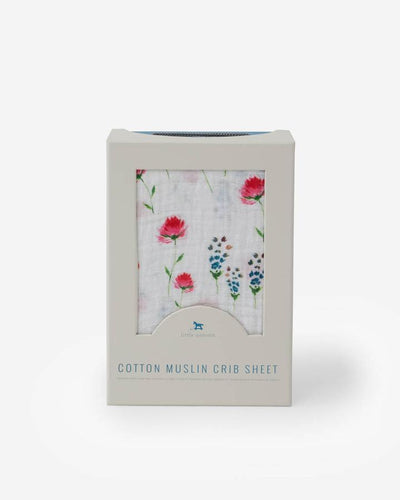 Little Unicorn Cotton Muslin Crib Sheet - Wild Mums