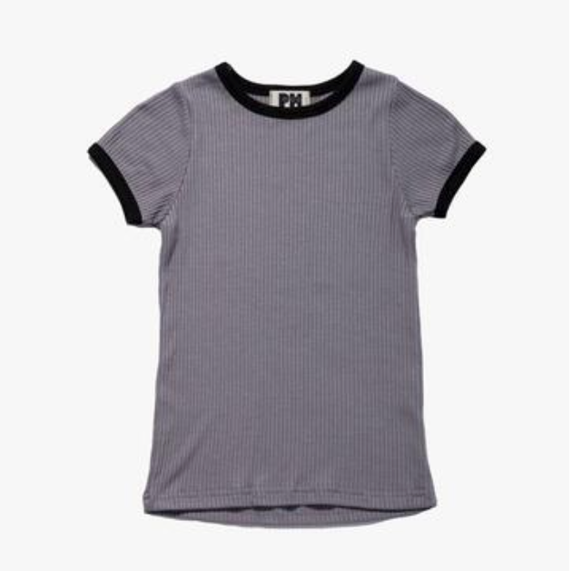 Petite Hailey Kids Ami T-Shirt - Gray
