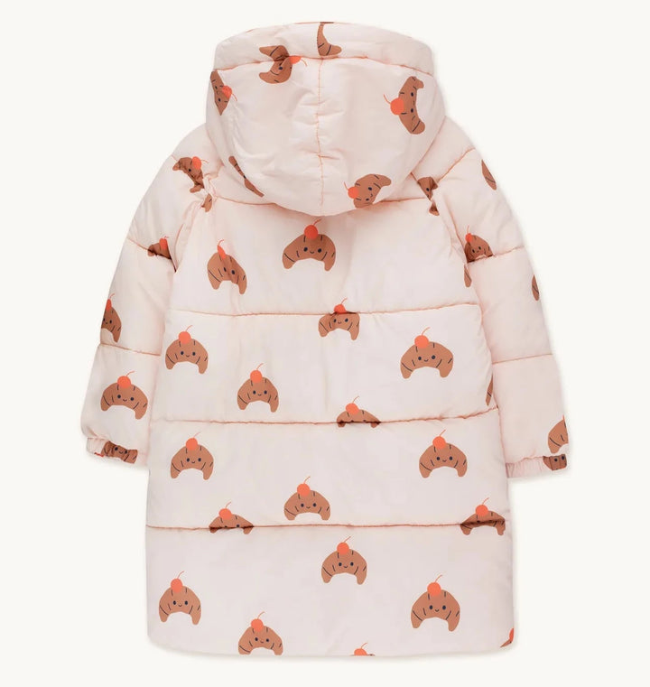 TINYCOTTONS Kids Croissant Winter Jacket - Nude