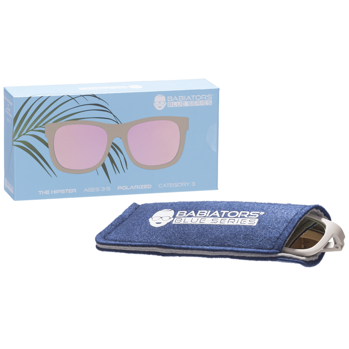 Babiators Kids Polarized Navigator Sunglasses Hipster w/ Mirrored Lens