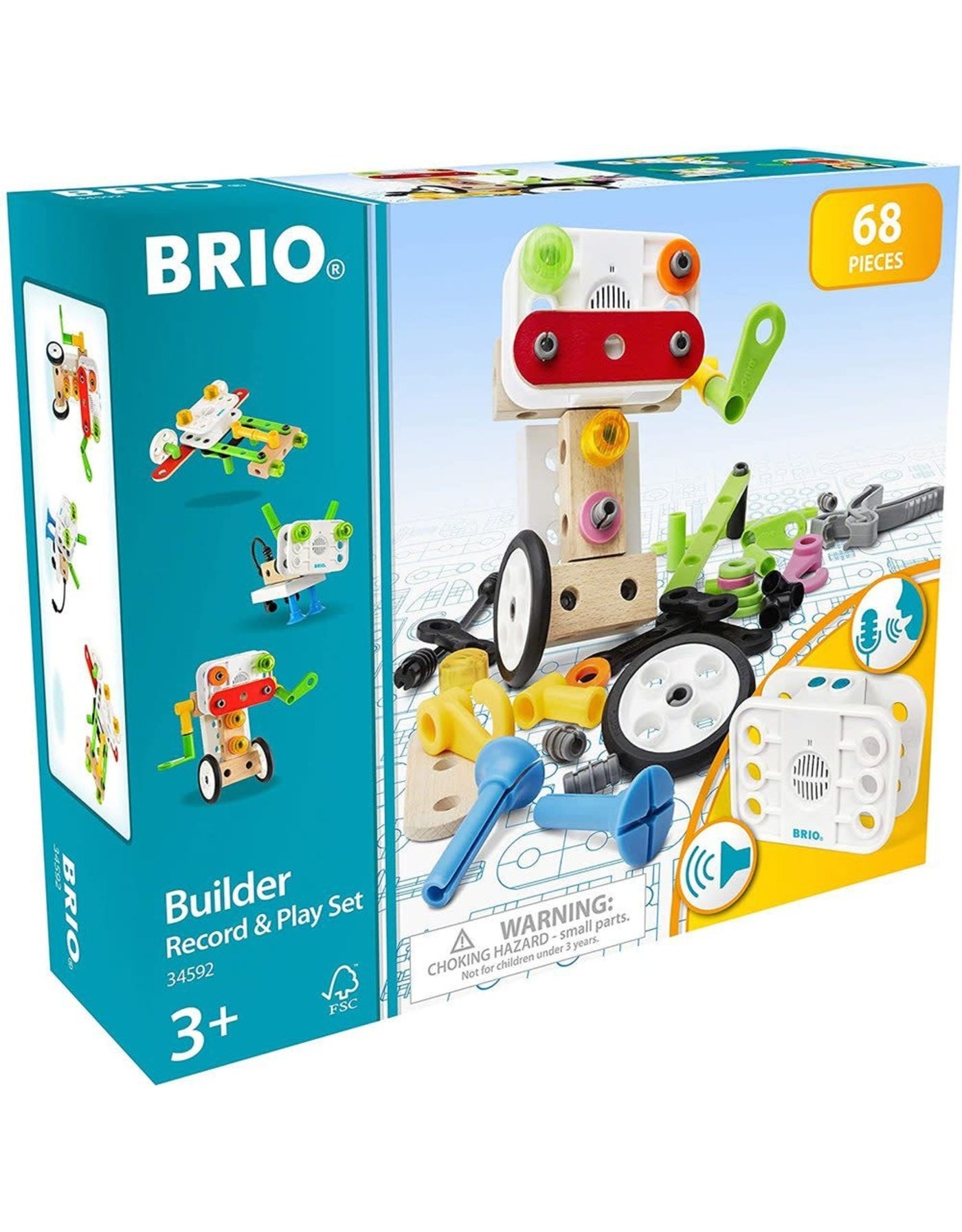 >BRIO 34592 Builder Record & Play Set