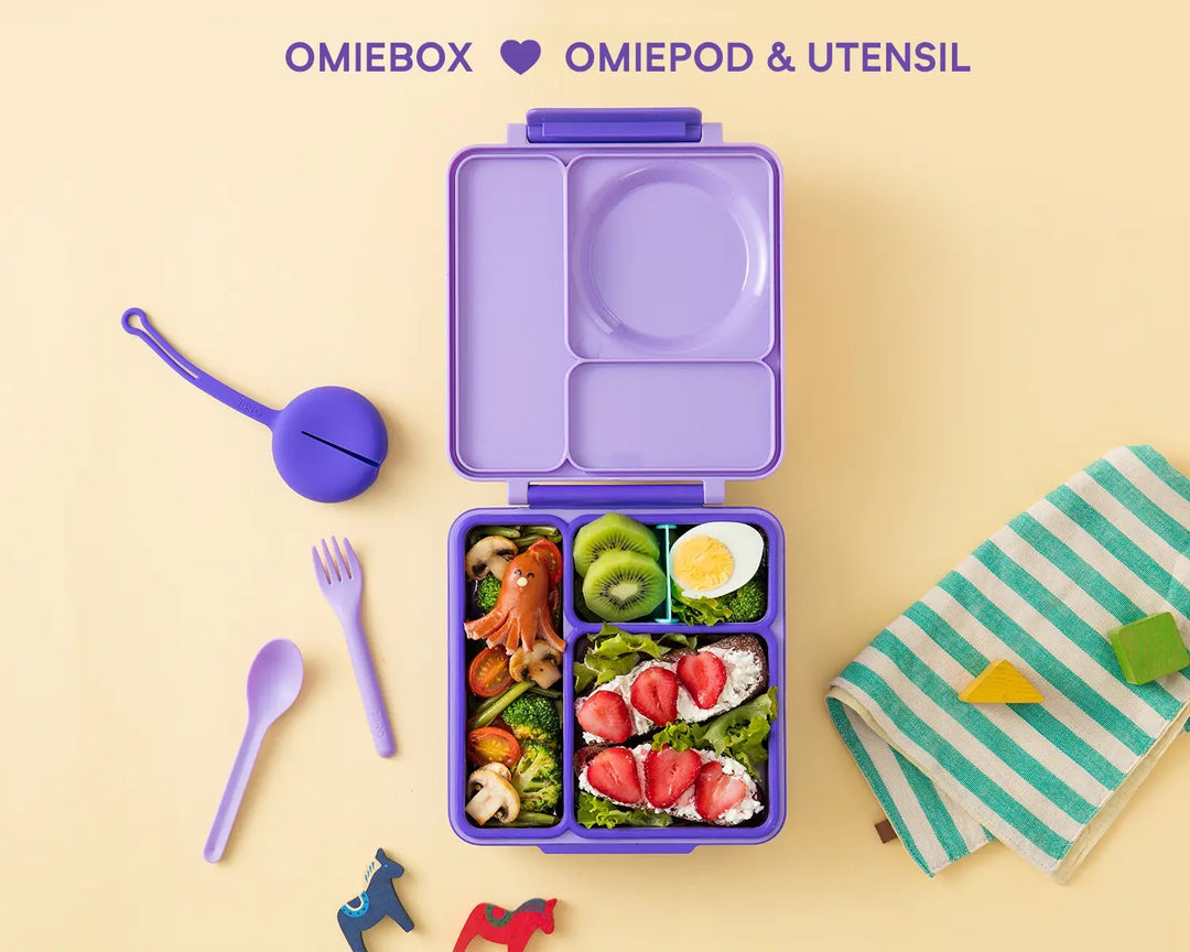 >OmieBox Lunch Box (Purple Plum)