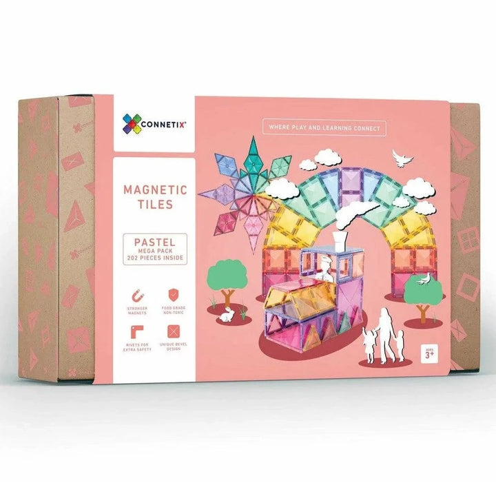 >CONNETIX Pastel Tiles - 202 Pieces Mega Pack