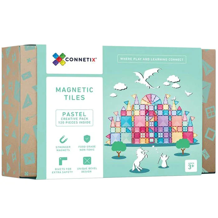 >CONNETIX Pastel Tiles - 120 Pieces Creative Pack