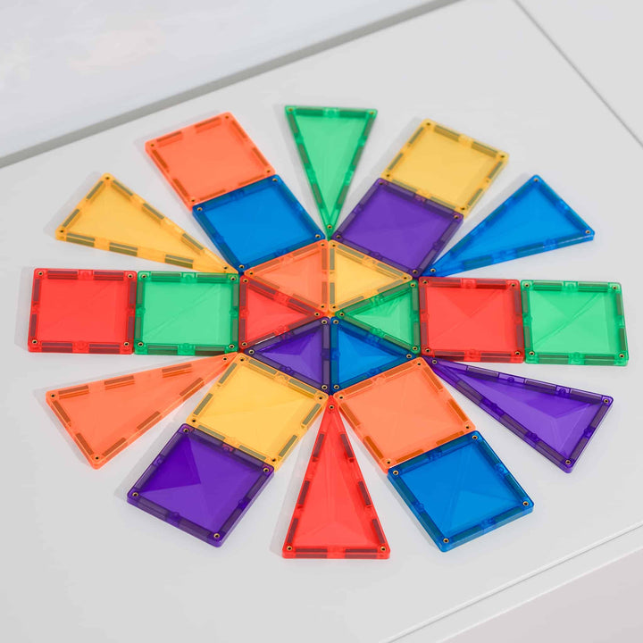 >CONNETIX Rainbow Tiles - 24 Pieces Mini Pack