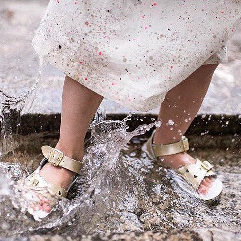 Salt Water by Hoy Kids Shoes Sun-San - Sweetheart Sandal in Shiny Pink