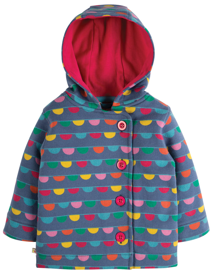 Frugi Baby Girl Cosy Button Up Jacket