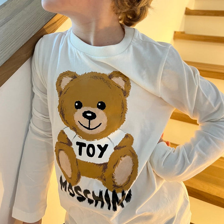 Moschino Kids Graphic and Print Toy Bear T-Shirt 2-PK Set