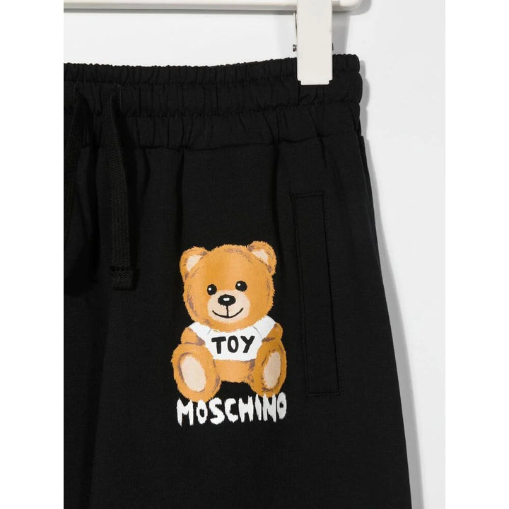 Moschino Kid Teddy Bear Print Track Pants