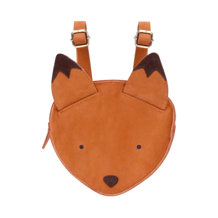 Donsje Kids KAPI Classic Leather Backpack - Fox
