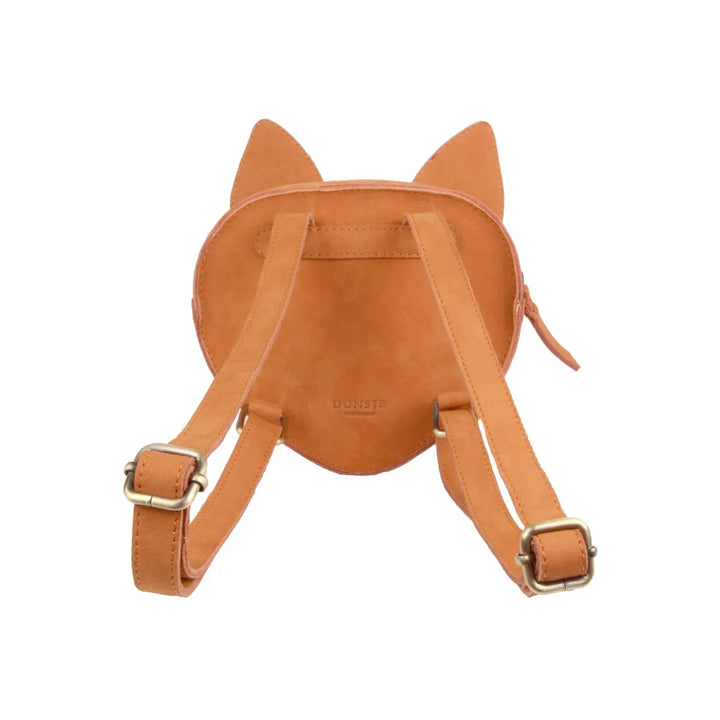 Donsje Kids KAPI Classic Leather Backpack - Fox