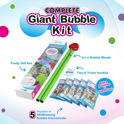 WOWmazing Giant Bubble Concentrate Kit Plus