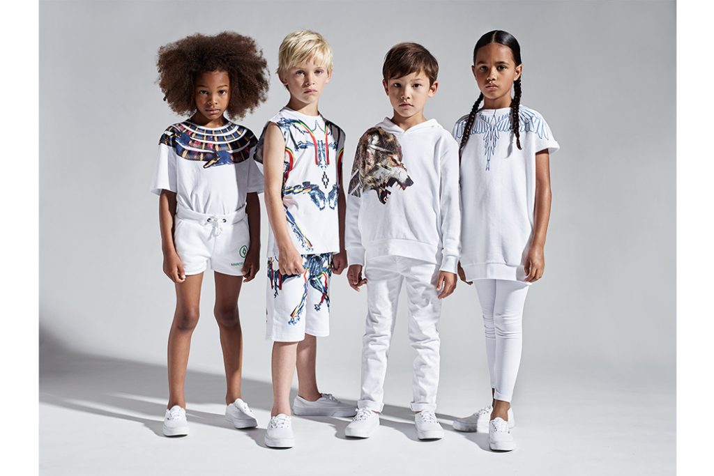 Marcelo Burlon Kids Boy's "Color Snake" Grey T-Shirt