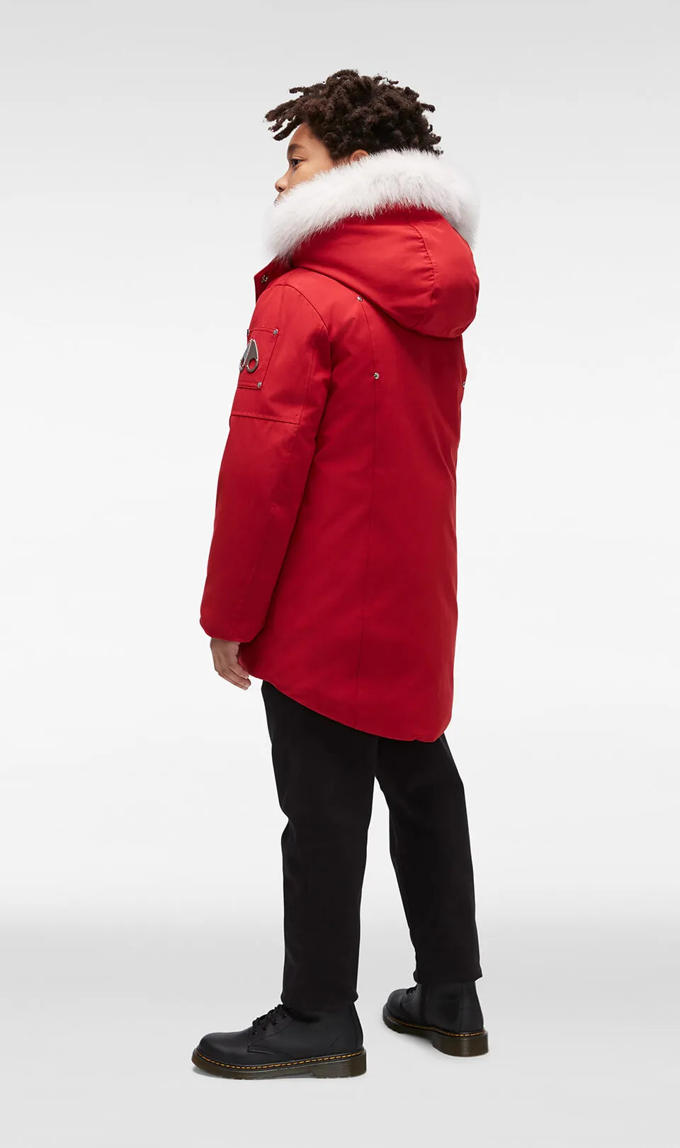 Boys red best sale parka coat