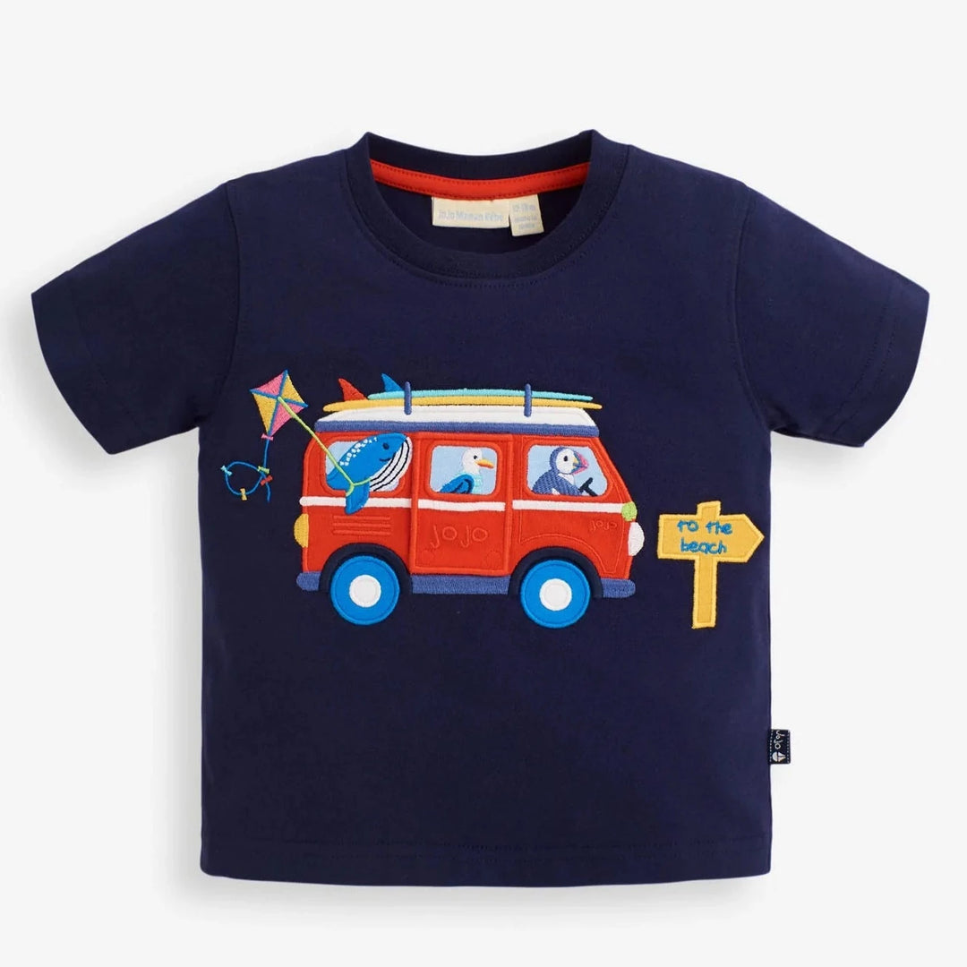 Jojo Maman Bebe Kids Boy's Campervan T-shirt – Mom Loves Me Children  Boutique