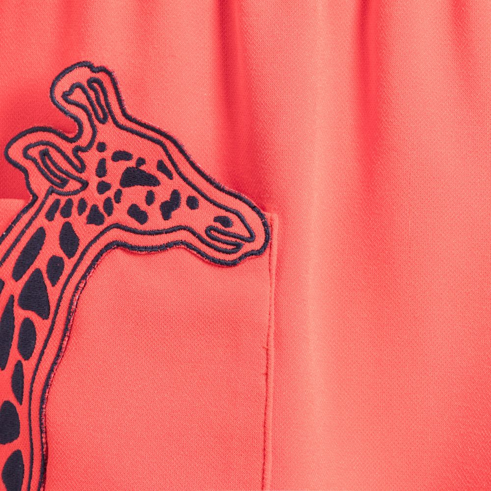Paul Smith Junior Girl Giraffe Coral Pink Skirt 5K27012 330