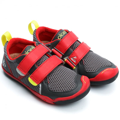 PLAE Kids TY Eco Red / Steel Sneaker Shoes
