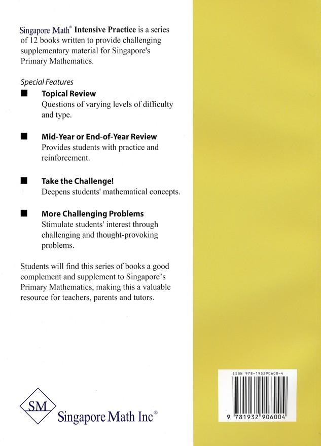 >Singapore Math Primary Math Intensive Practice U.S. Ed 1A