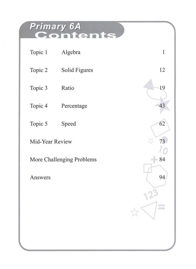 >Singapore Math Primary Math Intensive Practice U.S. Ed 6A