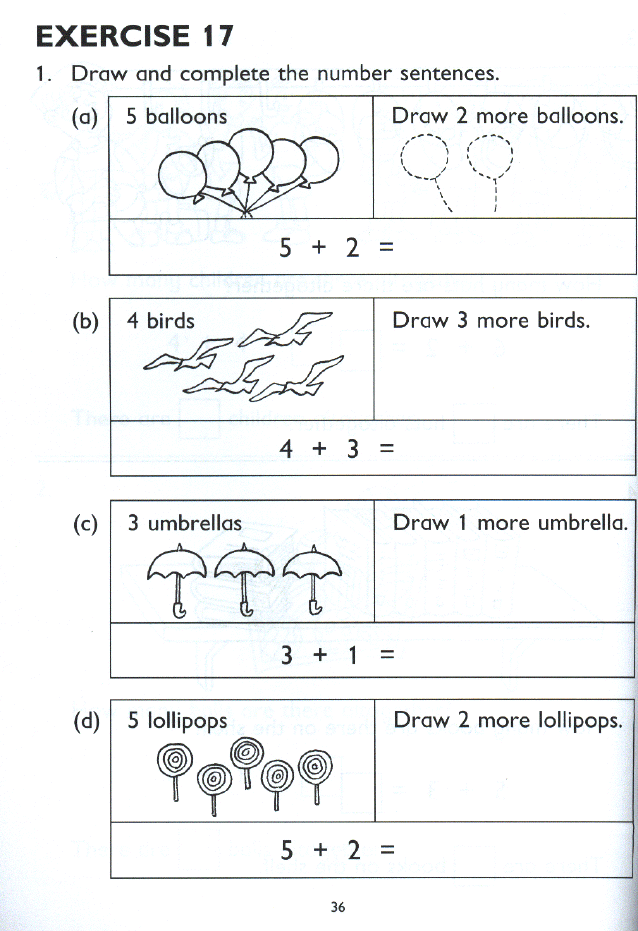 Singapore Math Primary Math Workbook 1A US Edition