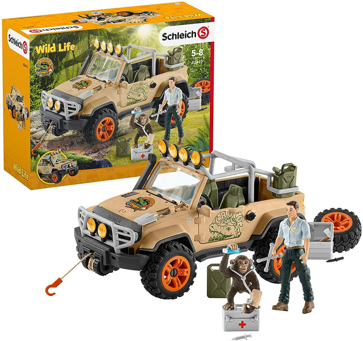 >Schleich WILD LIFE - 4 x 4 Vehicle with Winch