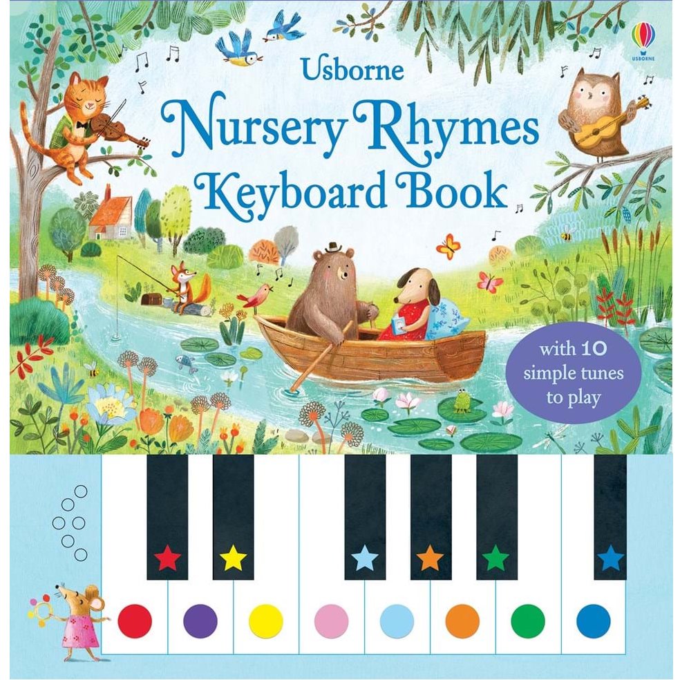 >USBORNE Nursery Rhymes Keyboard Book 3Y+