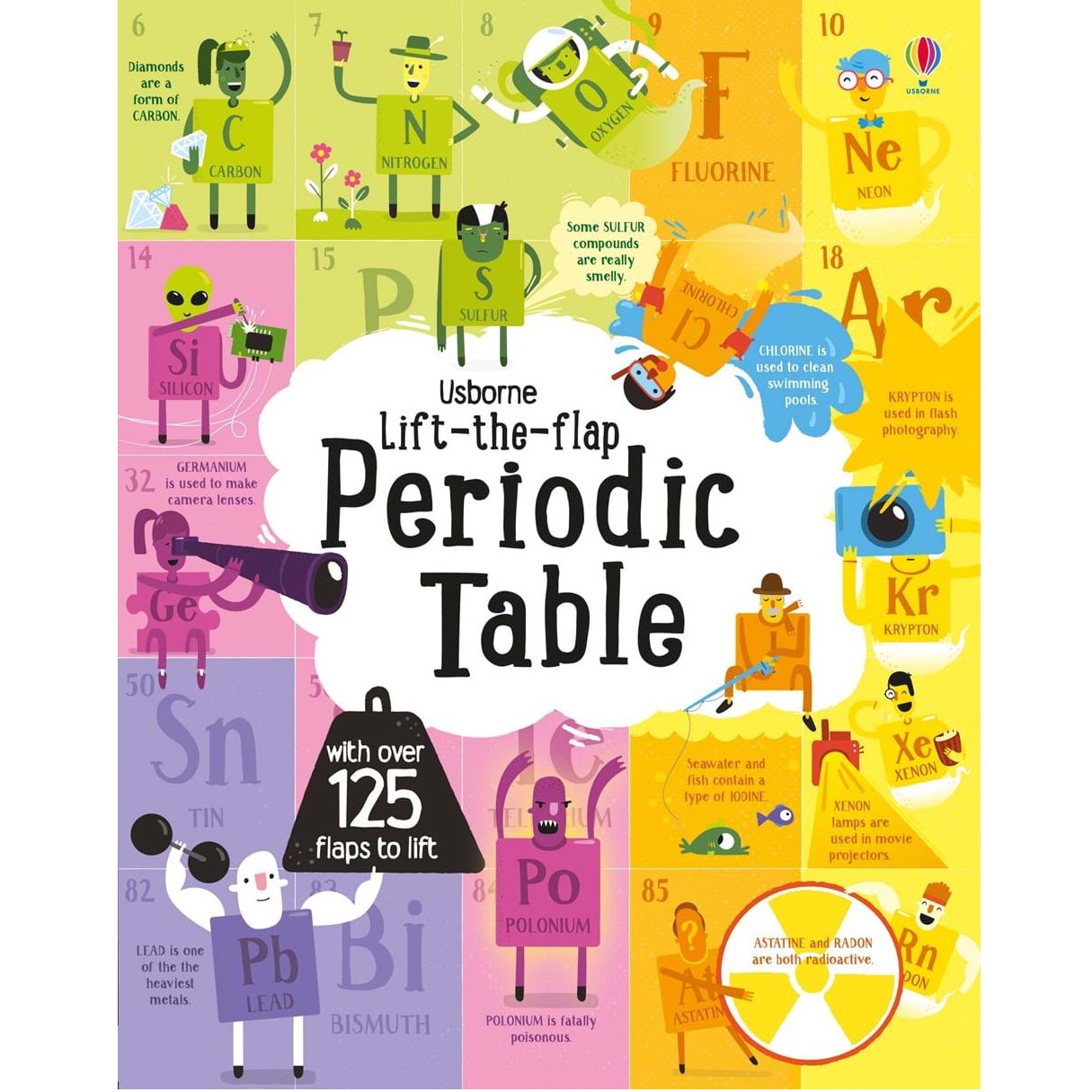 >USBORNE Lift-the-Flap Periodic Table 6Y+ 978-0-7945-4132-3