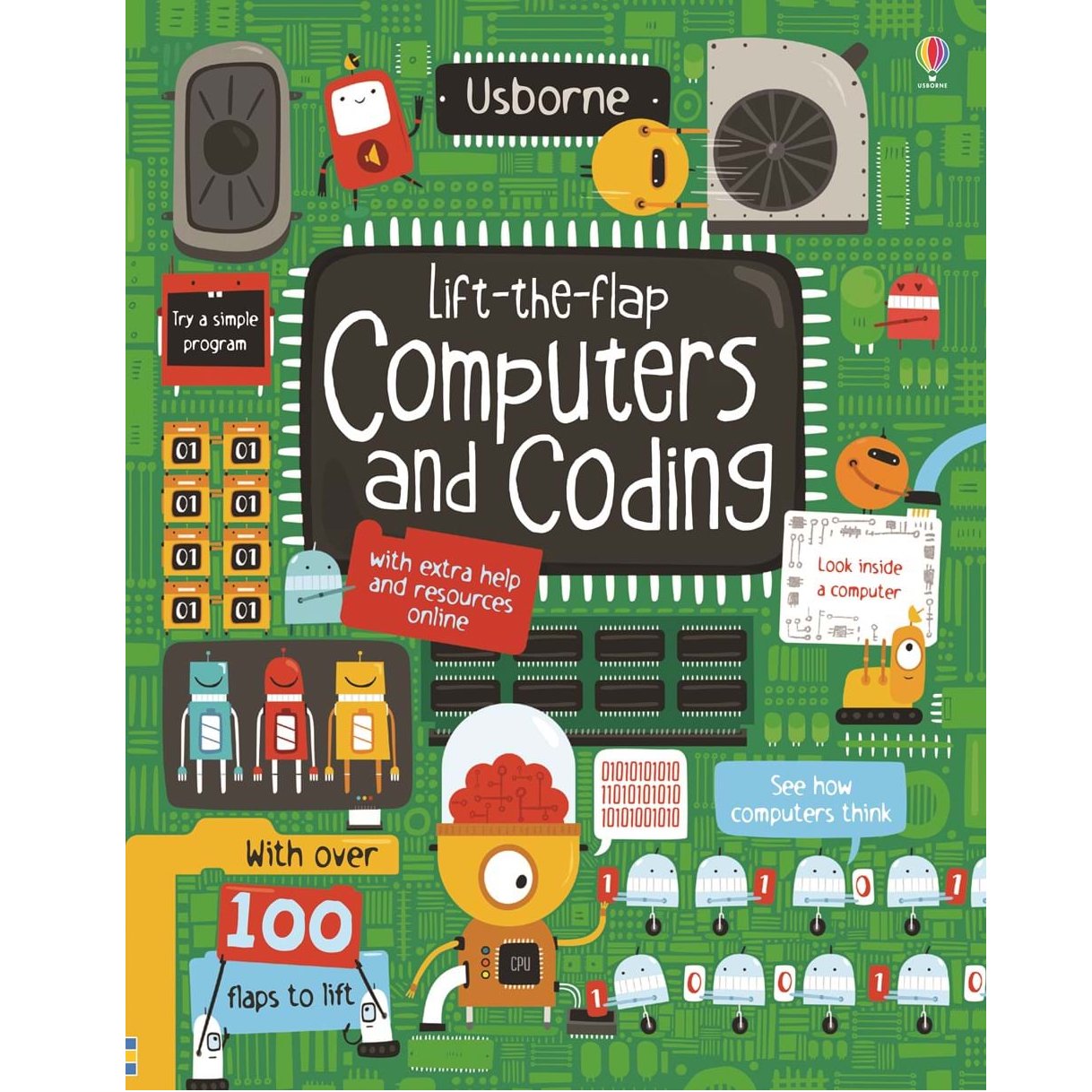 >USBORNE Lift-the-Flap Computers and Coding 7Y+