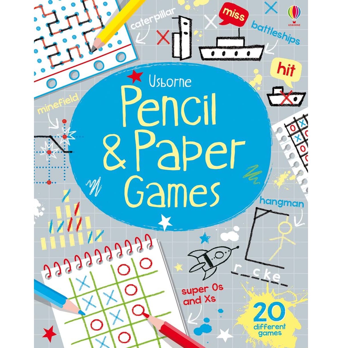 >USBORNE Pencil & Paper Games 6Y+ 978-0-7945-2183-7