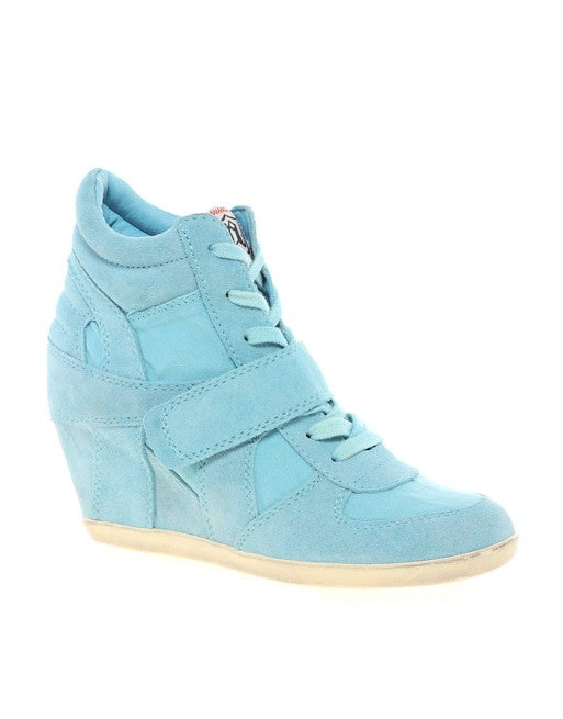 Ash Women Bowie Turquoise Wedge Sneakers