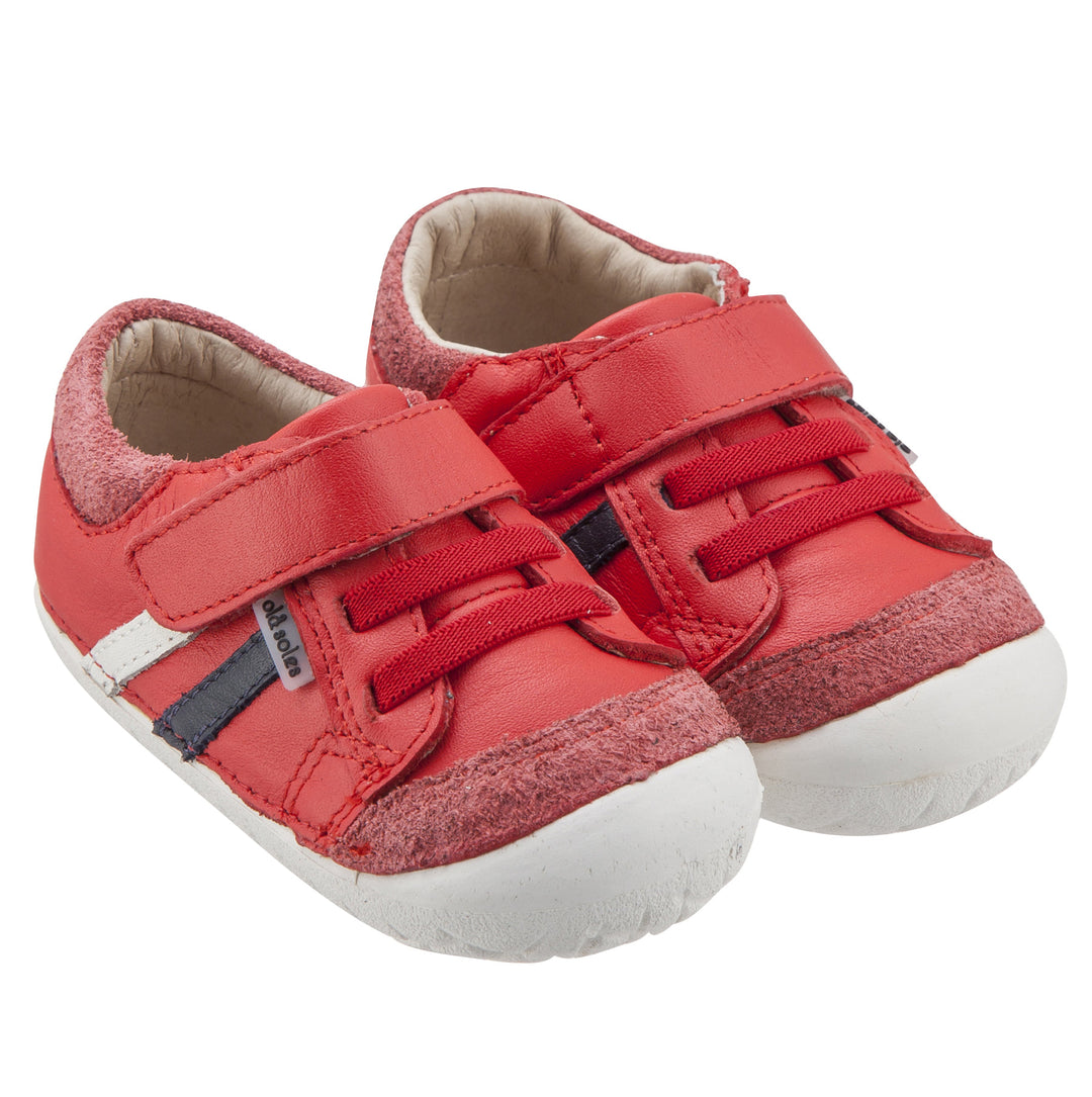 Old Soles Baby Pave Denzle Sneakers Shoes in Bright Red