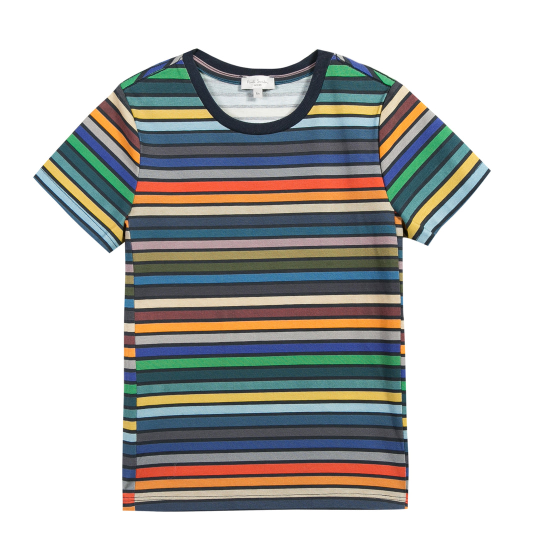 Paul Smith Boys Striped Cotton Phil T-Shirt