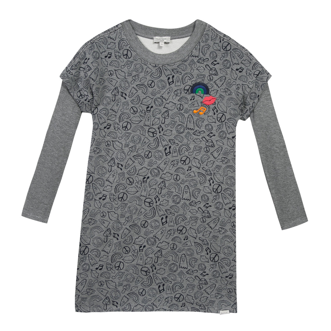 Paul Smith Junior Kids Girl Long Sleeve Icons Shirt Dress 5K30072 20
